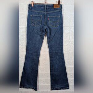 Levis Dark Blue Flare Jeans
